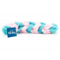 SIOLA Мочалка для тела косичка 9 звеньев 80гр